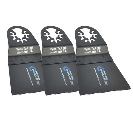 Versa Tool 65mm HCS Wood Cutting Multi-Tool Saw, PK 3 AB3D-D